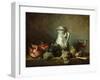 Grapes and Pomegranates-Jean-Baptiste Simeon Chardin-Framed Giclee Print