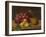 Grapes, Cobnuts and a Pear on a Ledge-Christine Marie Lovmand-Framed Giclee Print