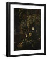 Grapes, Flowers and Animals-Isac Vromans-Framed Art Print