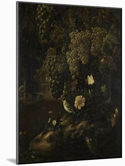 Grapes, Flowers and Animals-Isac Vromans-Mounted Art Print