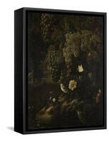 Grapes, Flowers and Animals-Isac Vromans-Framed Stretched Canvas