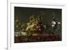 Grapes in a Basket and Roses in a Vase-Frans Snyders-Framed Giclee Print