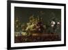 Grapes in a Basket and Roses in a Vase-Frans Snyders-Framed Giclee Print