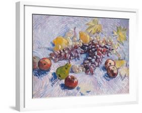 Grapes, Lemons, Pears, and Apples, 1887.-Vincent van Gogh-Framed Giclee Print