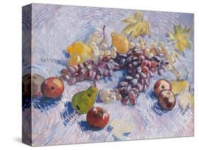 Grapes, Lemons, Pears, and Apples, 1887.-Vincent van Gogh-Stretched Canvas