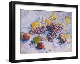 Grapes, Lemons, Pears, and Apples, 1887.-Vincent van Gogh-Framed Giclee Print