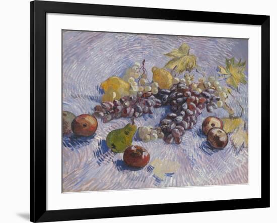 Grapes, Lemons, Pears, and Apples, 1887-Vincent van Gogh-Framed Giclee Print