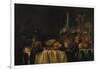 Grapes, Nectarines, Berries and Oysters on a Table-George Wesley Bellows-Framed Giclee Print