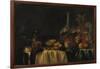 Grapes, Nectarines, Berries and Oysters on a Table-George Wesley Bellows-Framed Giclee Print