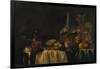 Grapes, Nectarines, Berries and Oysters on a Table-George Wesley Bellows-Framed Giclee Print