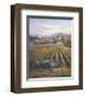 Grapes On Blue Wagon-A^J^ Casson-Framed Giclee Print