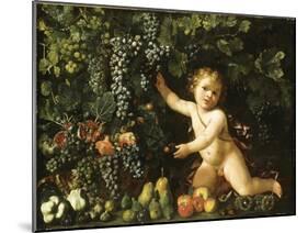 Grapes on the Vine-null-Mounted Giclee Print