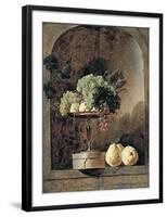 Grapes, Peaches And Quinches In A Niche, 1883-Frans Snyders-Framed Art Print