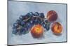 Grapes Peaches Gouache Painting-Anna Pismenskova-Mounted Photographic Print