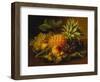 Grapes, Peaches, Hazelnuts and a Pineapple in a Basket-Johan Laurentz Jensen-Framed Giclee Print