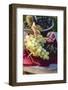 Grapes, Sweet Chestnuts, Pomegranate and Autumn Leaves-Eising Studio - Food Photo and Video-Framed Photographic Print