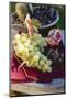 Grapes, Sweet Chestnuts, Pomegranate and Autumn Leaves-Eising Studio - Food Photo and Video-Mounted Photographic Print