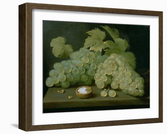 Grapes with Half a Walnut-Jacob Foppens Van Es-Framed Giclee Print