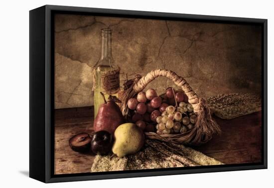 Grapes-Silvia Simonato-Framed Stretched Canvas