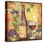 Grapevine and Wine Red-Art Licensing Studio-Stretched Canvas