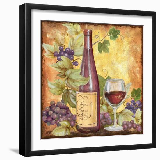 Grapevine and Wine Red-Art Licensing Studio-Framed Giclee Print