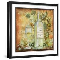 Grapevine and Wine White-Art Licensing Studio-Framed Giclee Print
