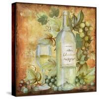 Grapevine and Wine White-Art Licensing Studio-Stretched Canvas