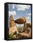 Grapevine Hills and Balanced Rock, Big Bend National Park, Brewster Co., Texas, Usa-Larry Ditto-Framed Stretched Canvas