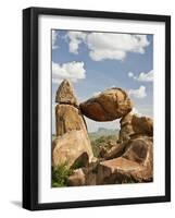 Grapevine Hills and Balanced Rock, Big Bend National Park, Brewster Co., Texas, Usa-Larry Ditto-Framed Photographic Print