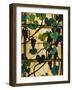 Grapevine Panel, C.1902-15 (Leaded Favrile Glass)-Louis Comfort Tiffany-Framed Giclee Print