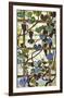 Grapevine Panel, circa 1902 –15-Louis Comfort Tiffany-Framed Art Print