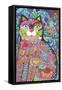 Graphi Cat-Oxana Zaiko-Framed Stretched Canvas