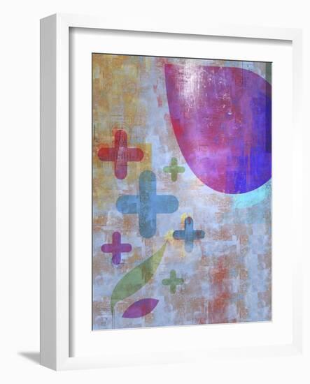 Graphic Abstract 1-Greg Simanson-Framed Giclee Print