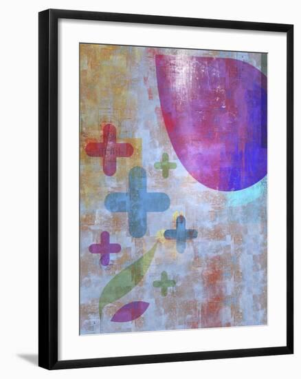 Graphic Abstract 1-Greg Simanson-Framed Giclee Print