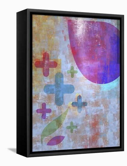 Graphic Abstract 1-Greg Simanson-Framed Stretched Canvas
