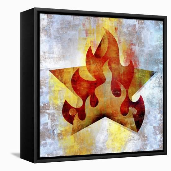 Graphic Abstract 2-Greg Simanson-Framed Stretched Canvas