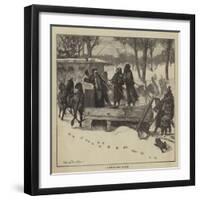 Graphic America, a Boston Snow Plough-Arthur Boyd Houghton-Framed Giclee Print