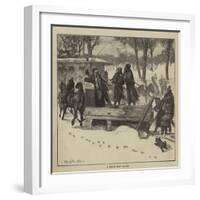 Graphic America, a Boston Snow Plough-Arthur Boyd Houghton-Framed Giclee Print