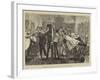 Graphic America, Barber's Saloon, New York-Arthur Boyd Houghton-Framed Giclee Print