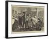 Graphic America, Barber's Saloon, New York-Arthur Boyd Houghton-Framed Giclee Print