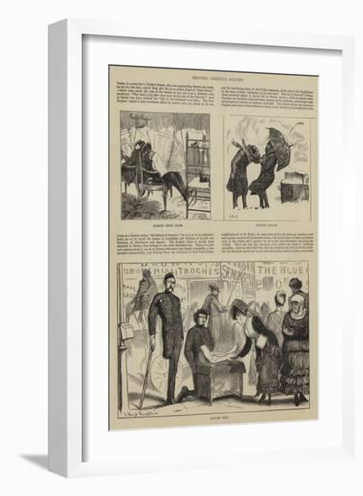 Graphic America, Boston-Arthur Boyd Houghton-Framed Giclee Print