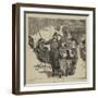 Graphic America, the Shakers, Police Convoy in Boston-Arthur Boyd Houghton-Framed Giclee Print