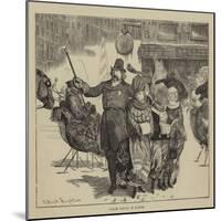 Graphic America, the Shakers, Police Convoy in Boston-Arthur Boyd Houghton-Mounted Giclee Print