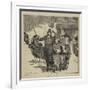 Graphic America, the Shakers, Police Convoy in Boston-Arthur Boyd Houghton-Framed Giclee Print