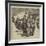 Graphic America, the Shakers, Police Convoy in Boston-Arthur Boyd Houghton-Framed Giclee Print