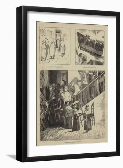 Graphic America, the Shakers-Arthur Boyd Houghton-Framed Giclee Print