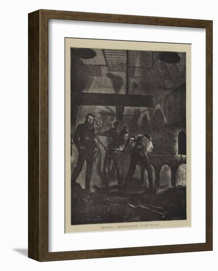 Graphic America, the Stoke Hole-Arthur Boyd Houghton-Framed Giclee Print