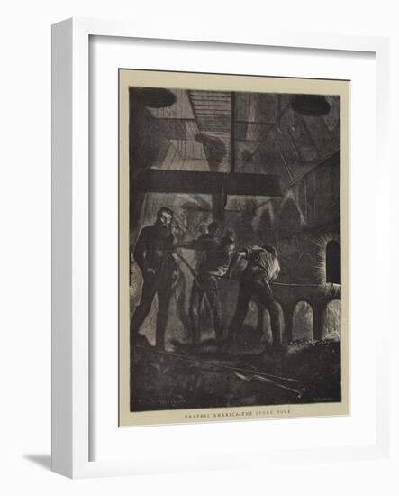 Graphic America, the Stoke Hole-Arthur Boyd Houghton-Framed Giclee Print