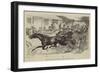 Graphic America, Trotting, Eighth Avenue, New York-Arthur Boyd Houghton-Framed Giclee Print