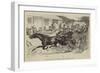 Graphic America, Trotting, Eighth Avenue, New York-Arthur Boyd Houghton-Framed Giclee Print